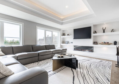 Custom walkout basement development Saskatoon